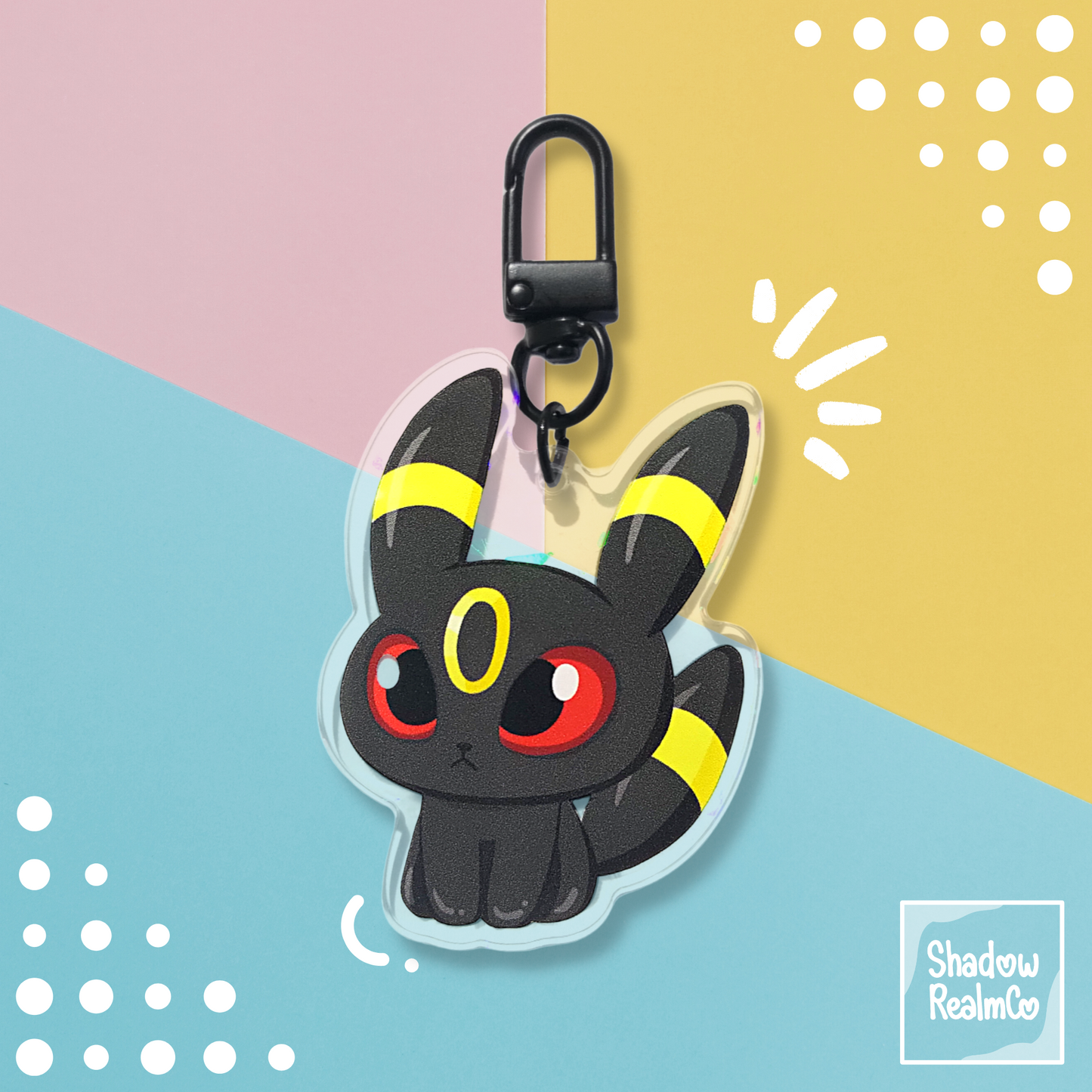 Umbreon Double Sided Holographic Keychain