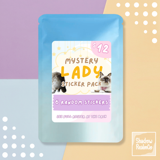 Lady Mystery Stickers Blind Bag (6 Stickers)