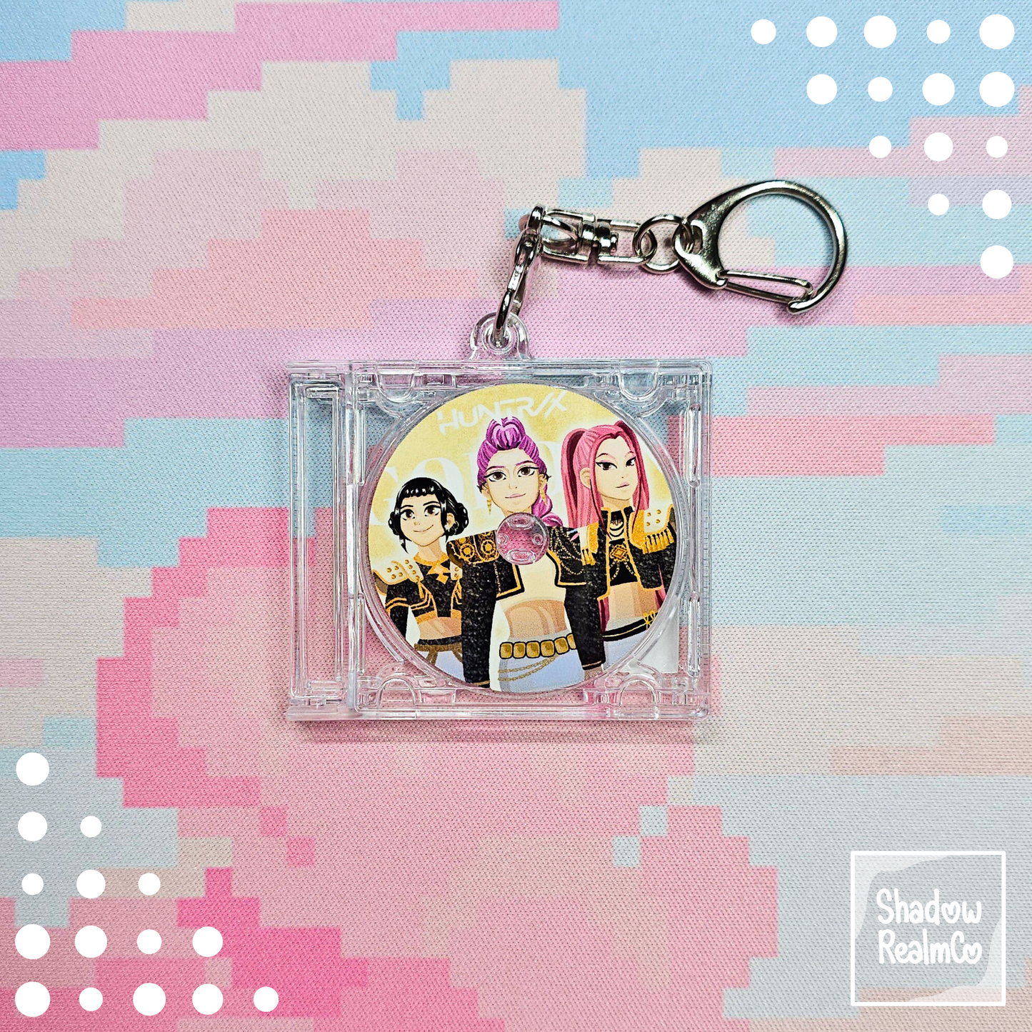 Kpop Demon Hunters CD Keychains
