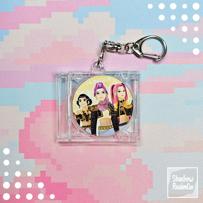 Kpop Demon Hunters CD Keychains