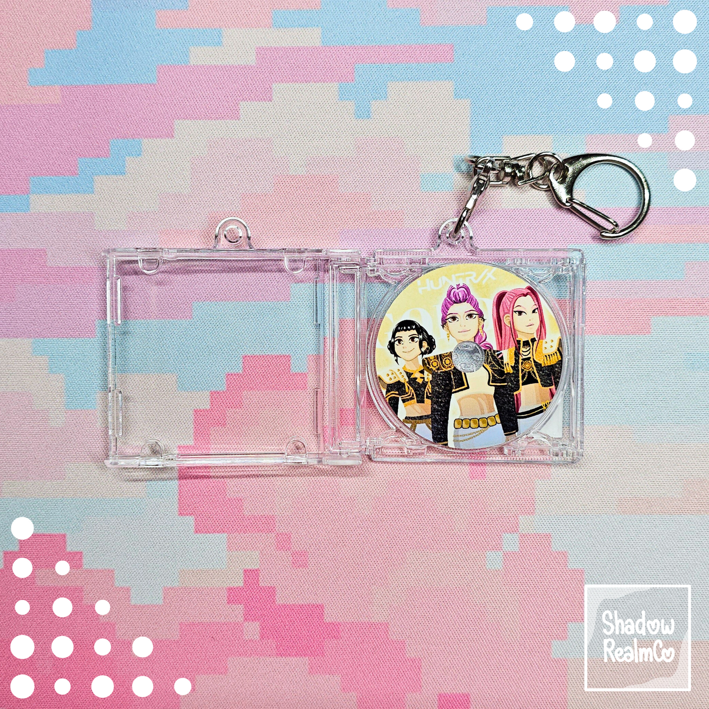 Kpop Demon Hunters CD Keychains