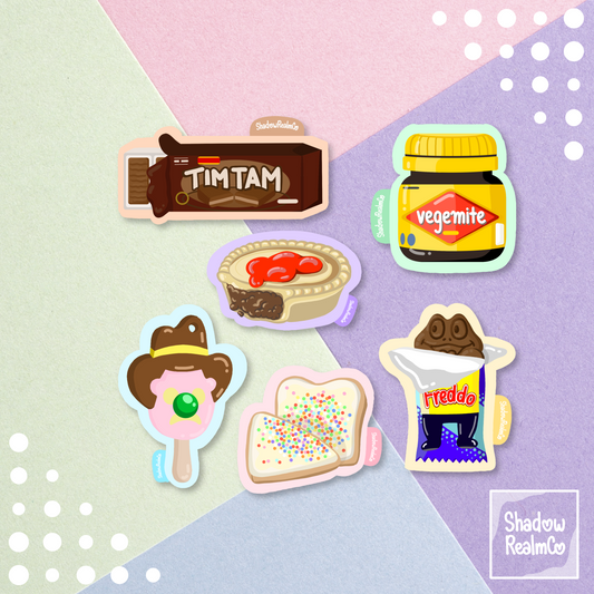 Aussie Snacks Sticker Pack