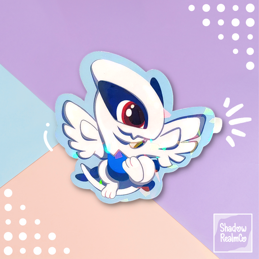 Lugia Legendary Holographic Sticker