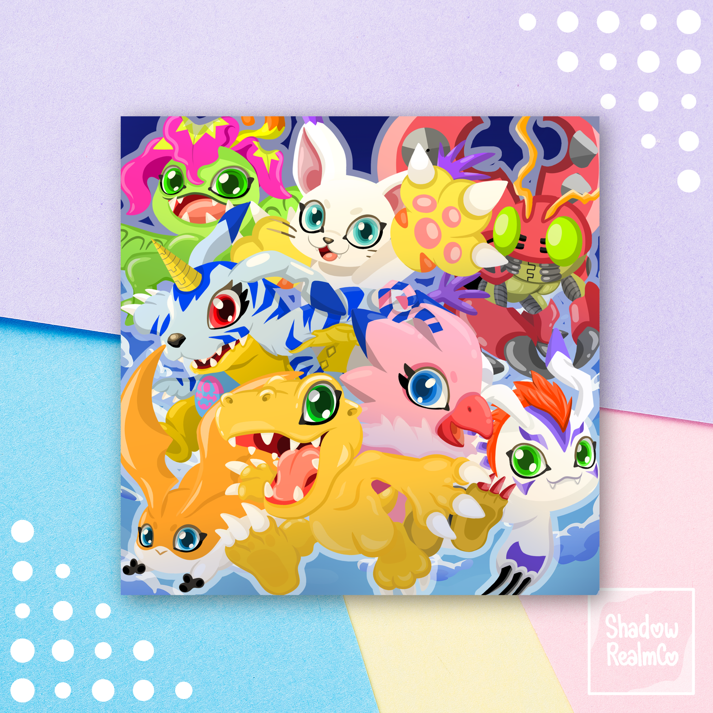 Digimon I Art Print [Square]