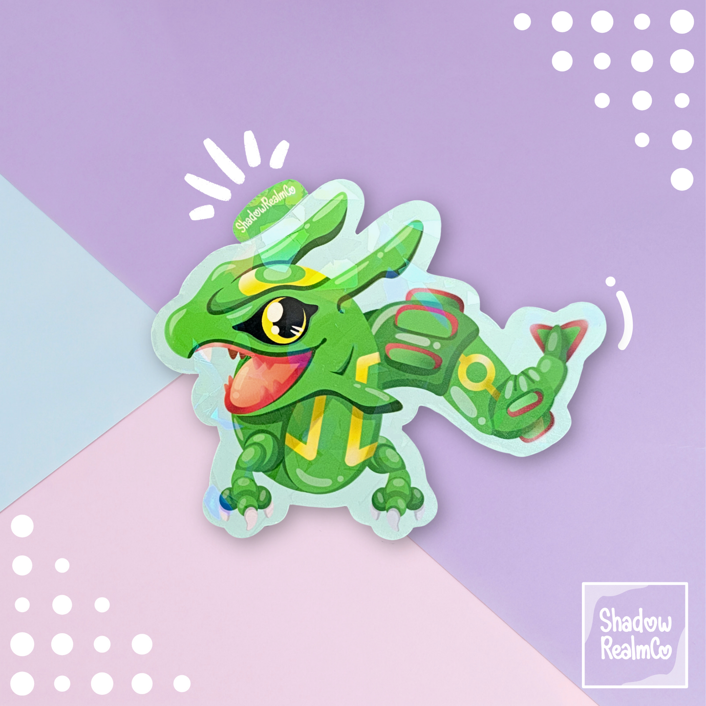 Rayquaza Legendary Holographic Sticker