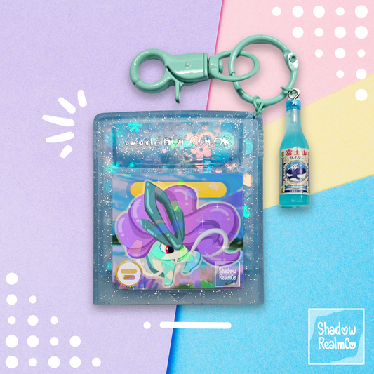 Suicune Crystal GBC Shaker Holographic Keychain