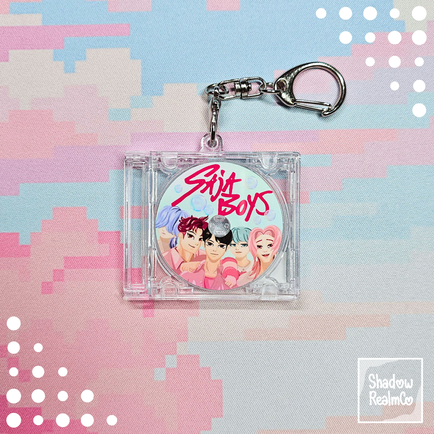 Kpop Demon Hunters CD Keychains