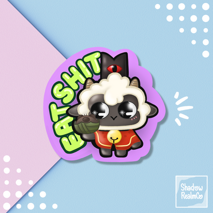 Eat Shit | Cult of the Lamb | Vinyl Sticker