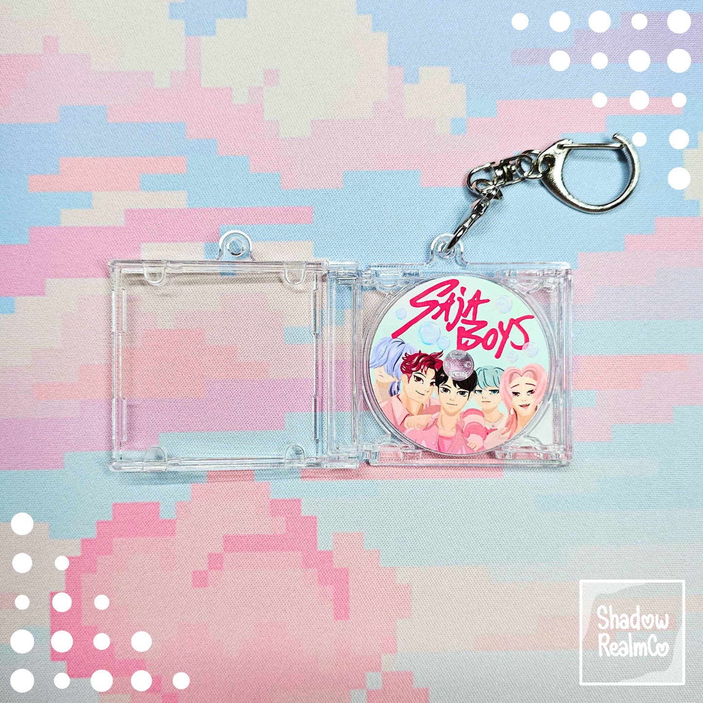 Kpop Demon Hunters CD Keychains