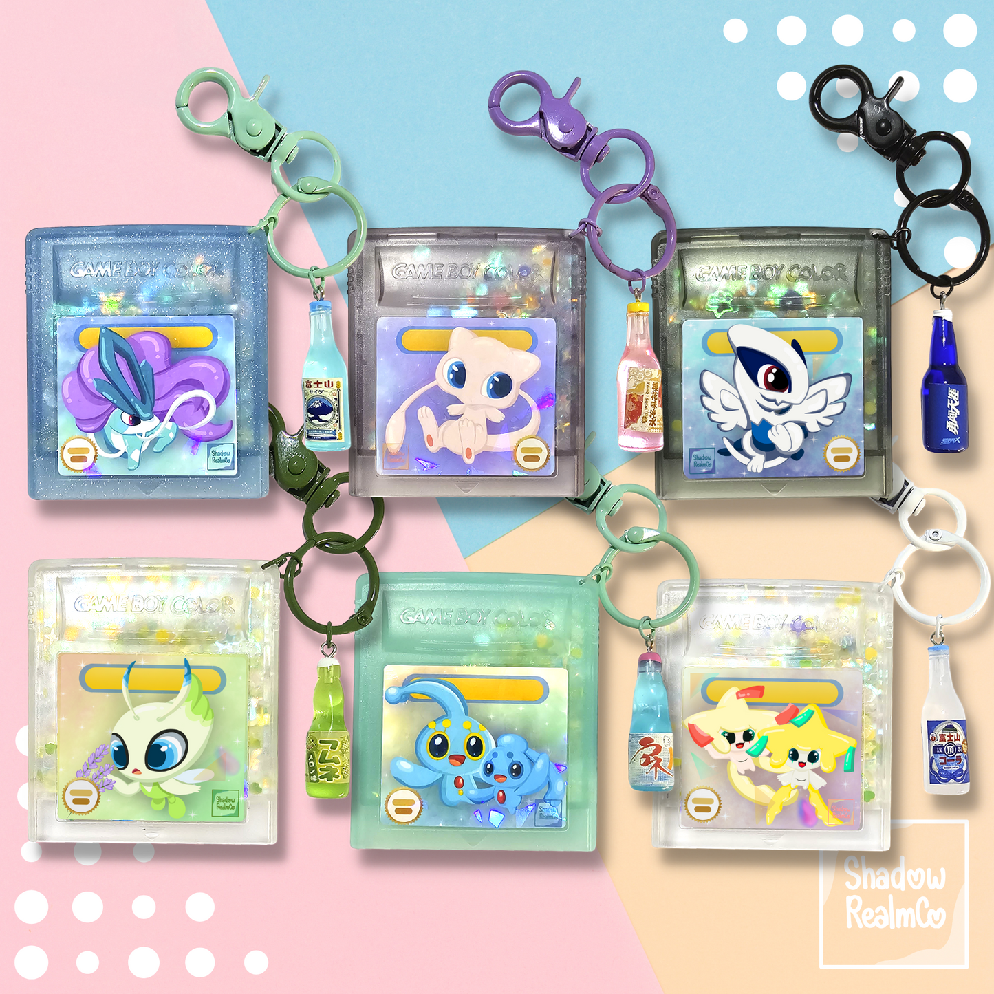 Celebi GBC Shaker Holographic Keychain