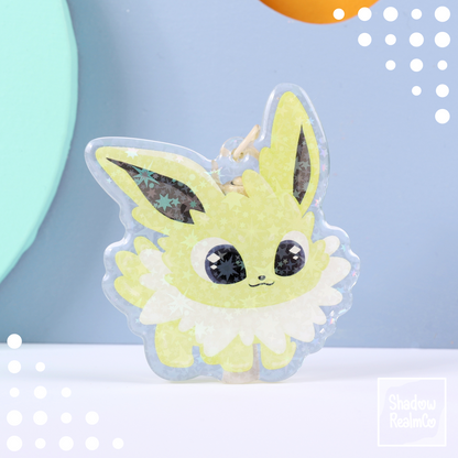 Eeveelution Double Sided Keychain | JOLTEON