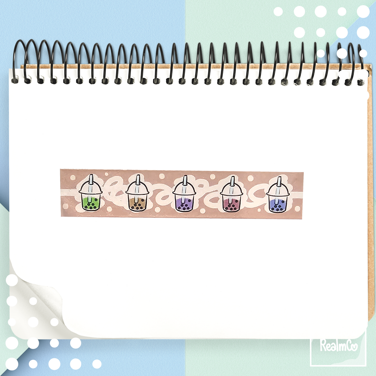 Milk Tea Washi Tape