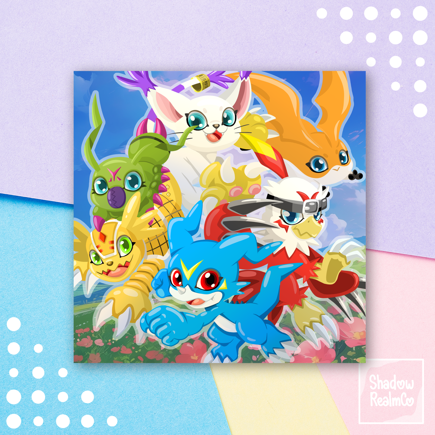 Digimon II Art Print [Square]