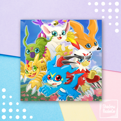 Digimon II Art Print [Square]