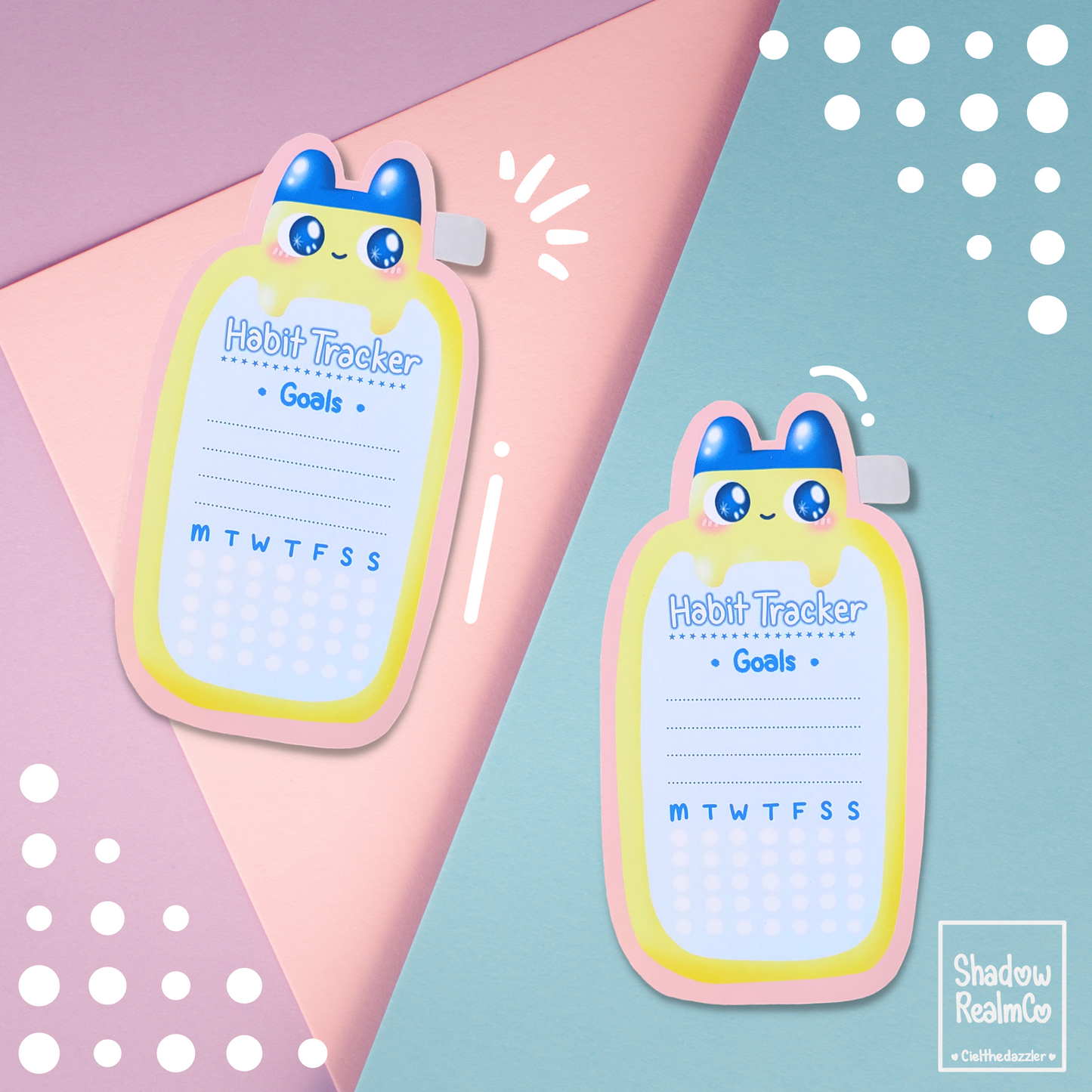 Mametchi Habit Tracker Matte Sticker