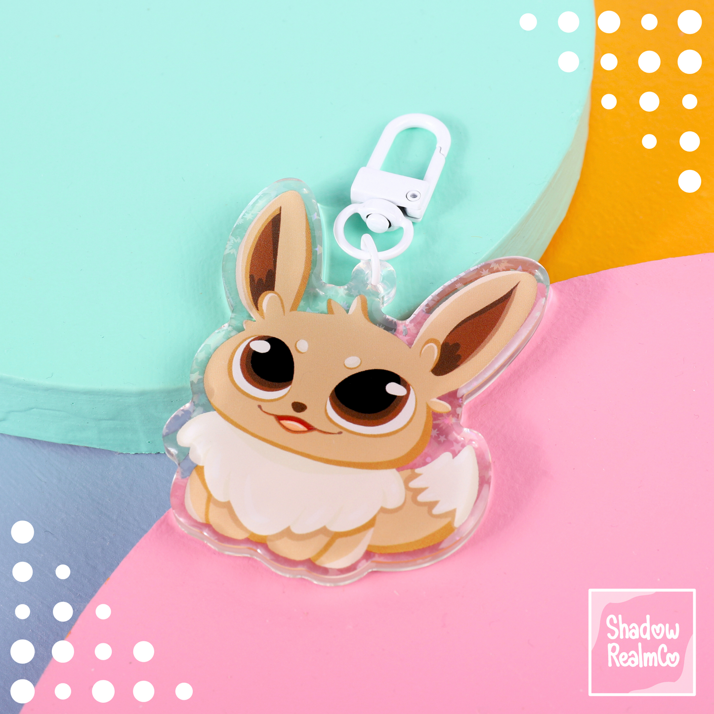 Eeveelution Double Sided Keychain | EEVEE