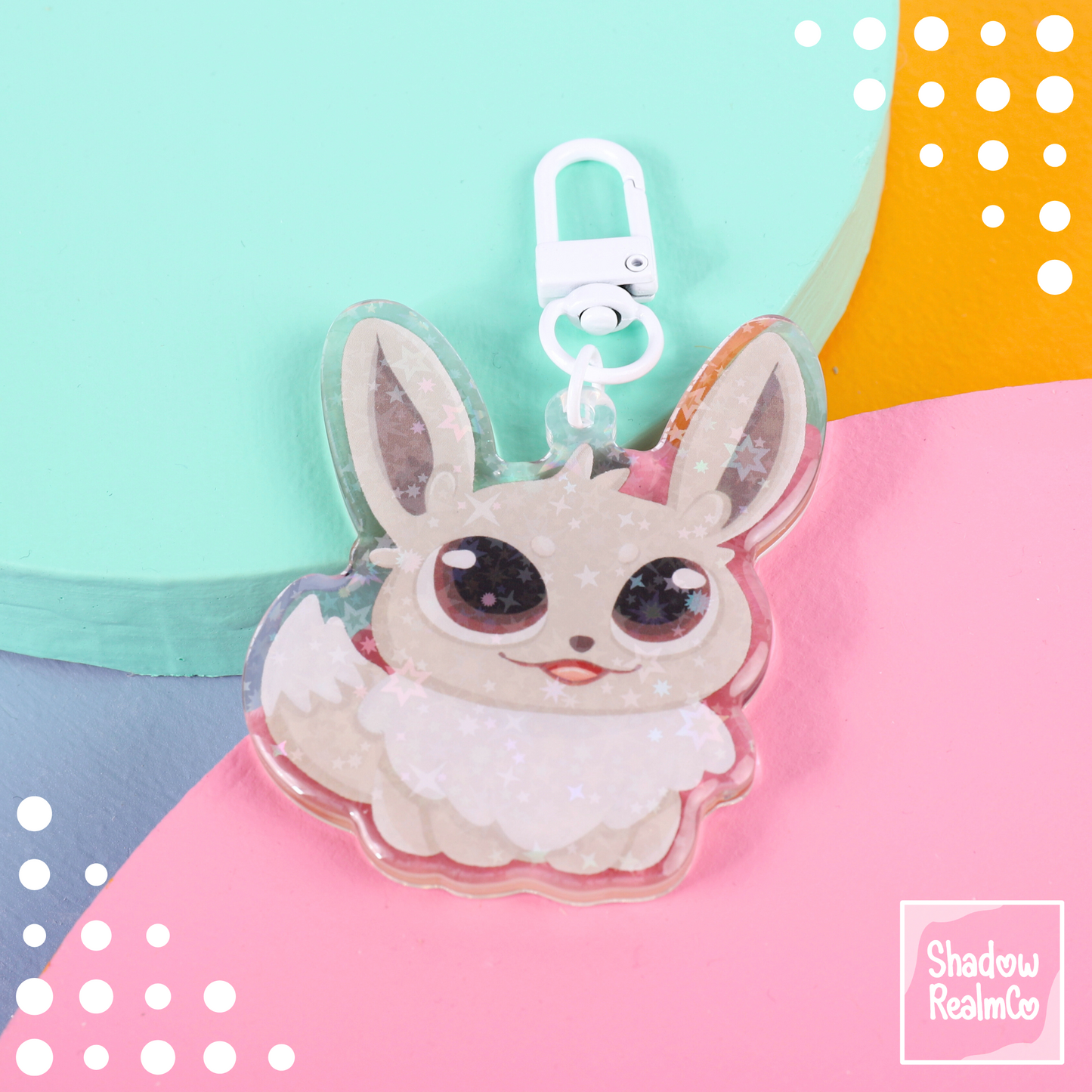 Eeveelution Double Sided Keychain | EEVEE