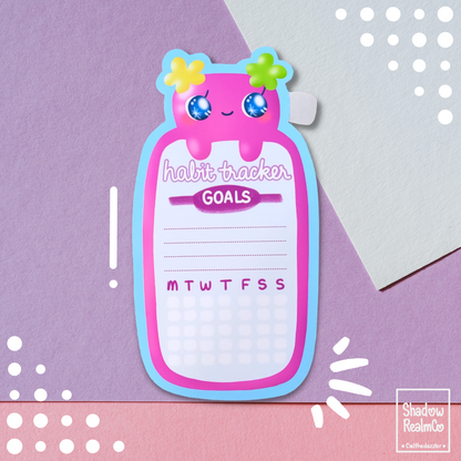 Violetchi Habit Tracker Matte Sticker