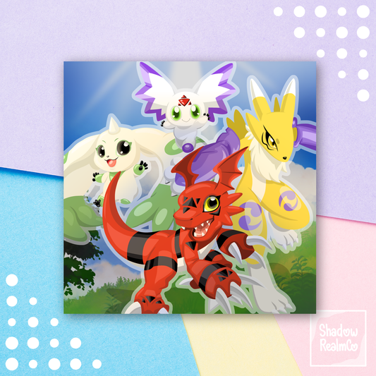 Digimon III Art Print [Square]