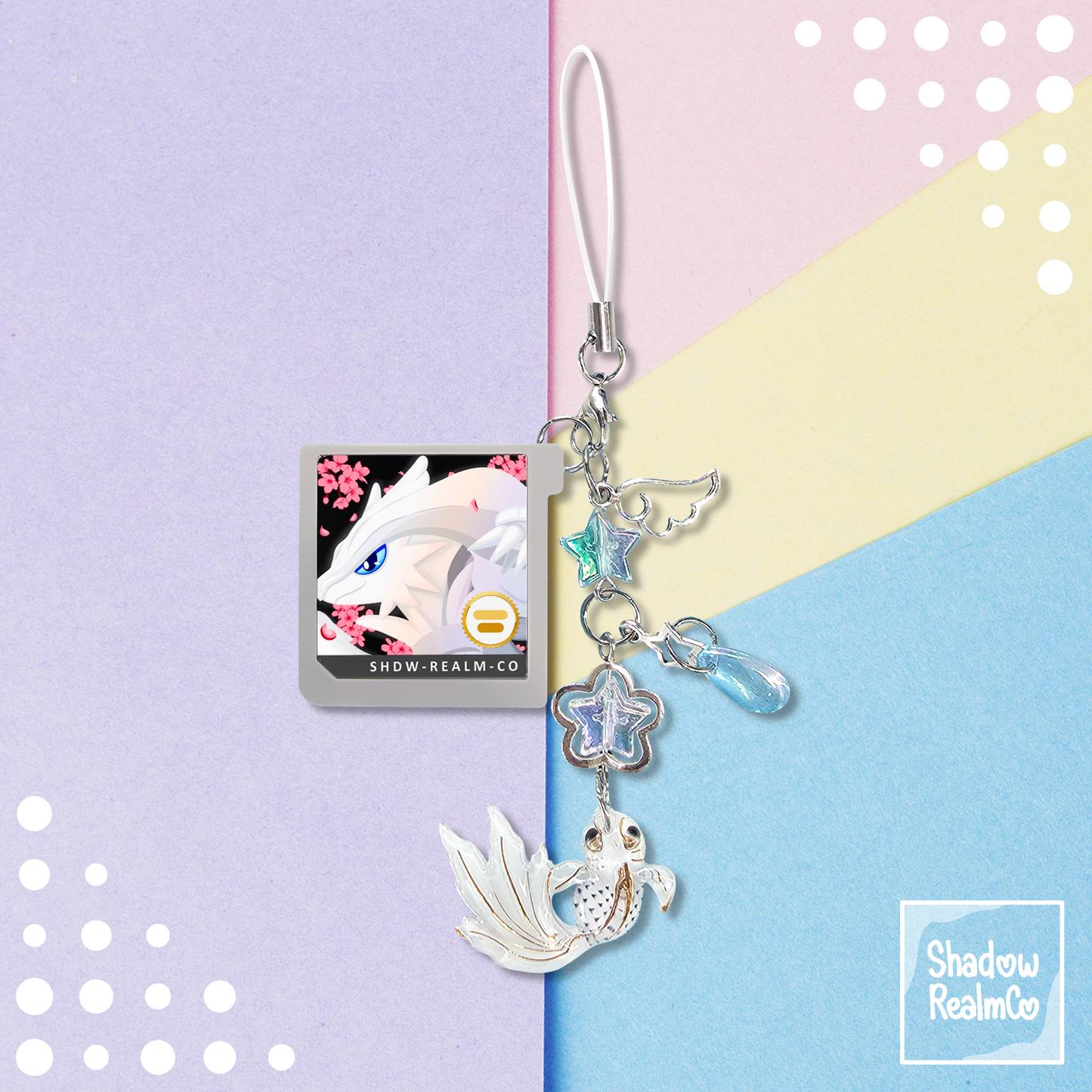 Black DS Phone Charm