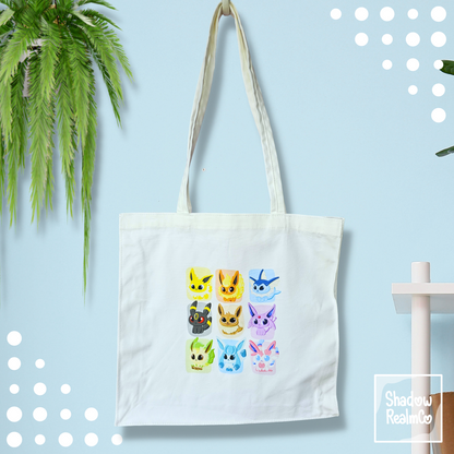 Eeveelutions Cotton Tote Bag