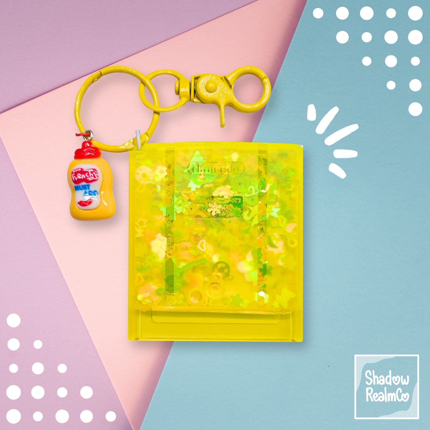 Ho-Oh Gold GBC Shaker Holographic Keychain