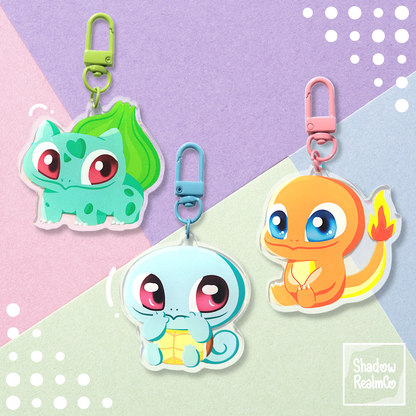 Bulbasaur Double Sided Holographic Keychain