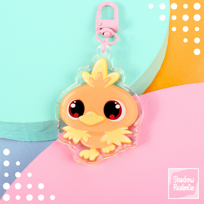 Starter Double Sided Keychain | TORCHIC