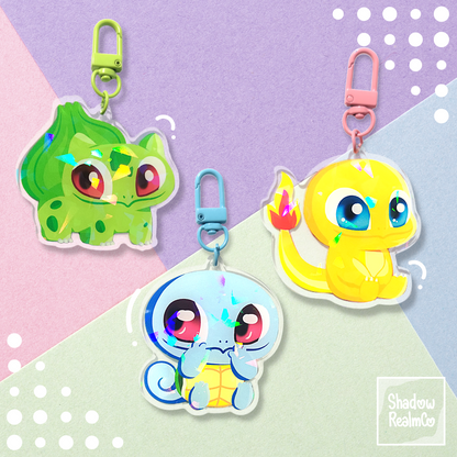 Bulbasaur Double Sided Holographic Keychain