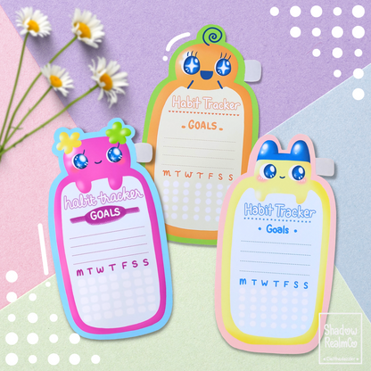 Mametchi Habit Tracker Matte Sticker