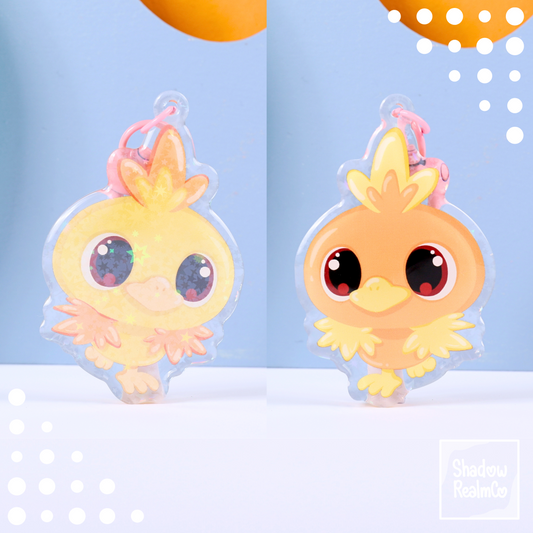 Starter Double Sided Keychain | TORCHIC