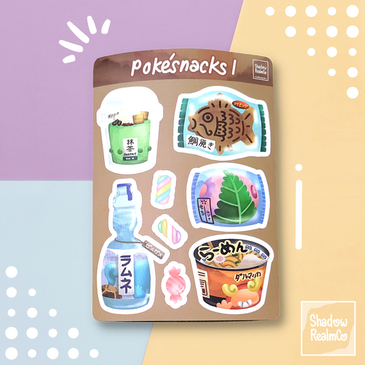 PokéSnacks I | A6 Matte Sticker Sheet