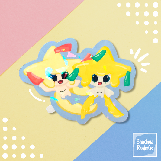 Jirachi Legendary Holographic Sticker