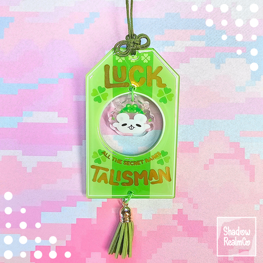 Gold Foil Epoxy Luck Talisman