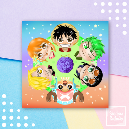 One Piece Postcard [Square]