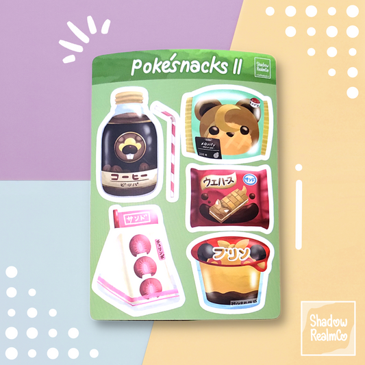 PokéSnacks II | A6 Matte Sticker Sheet