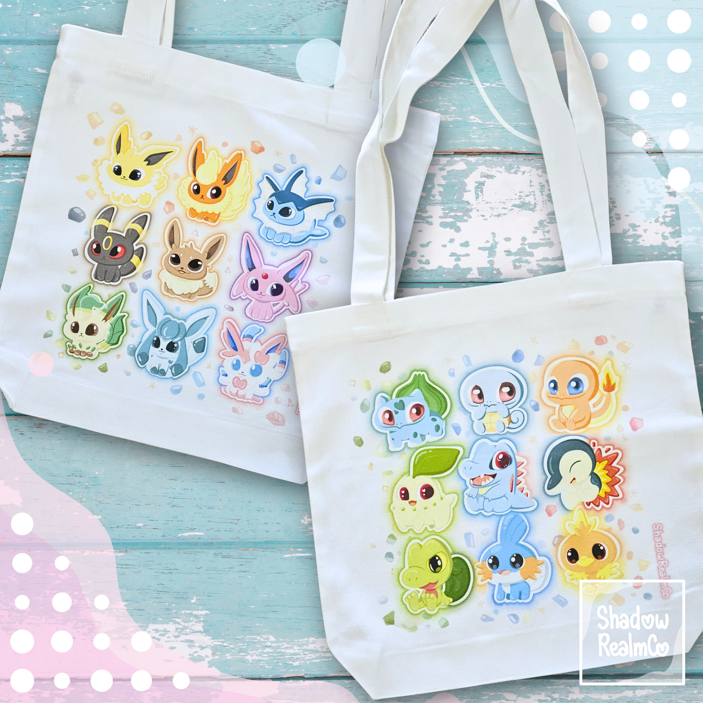 Starters Print Cotton Tote Bag L