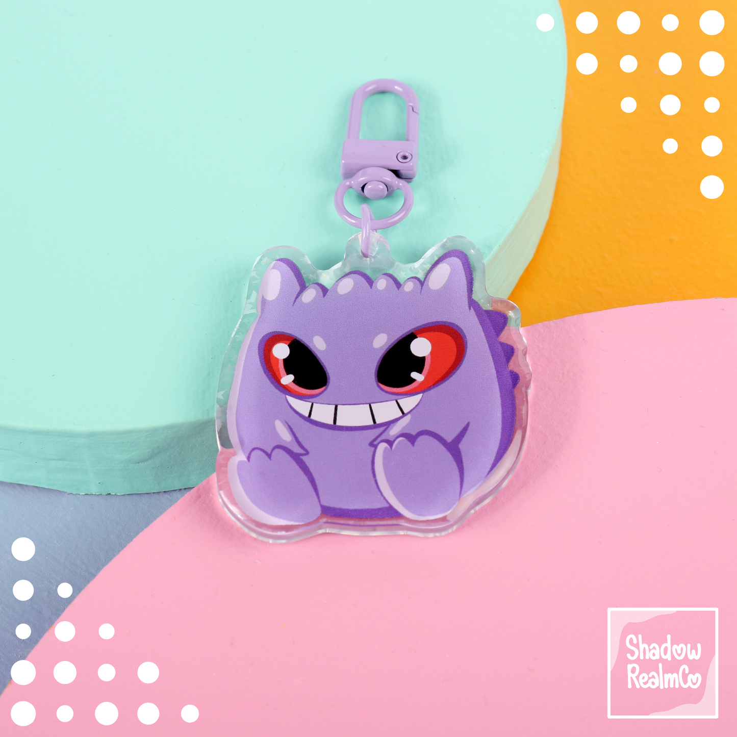 Cute Double Sided Keychain | GENGAR