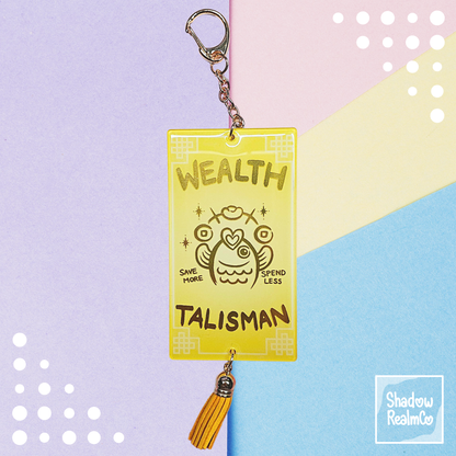 Gold Foil Hanging Talismans
