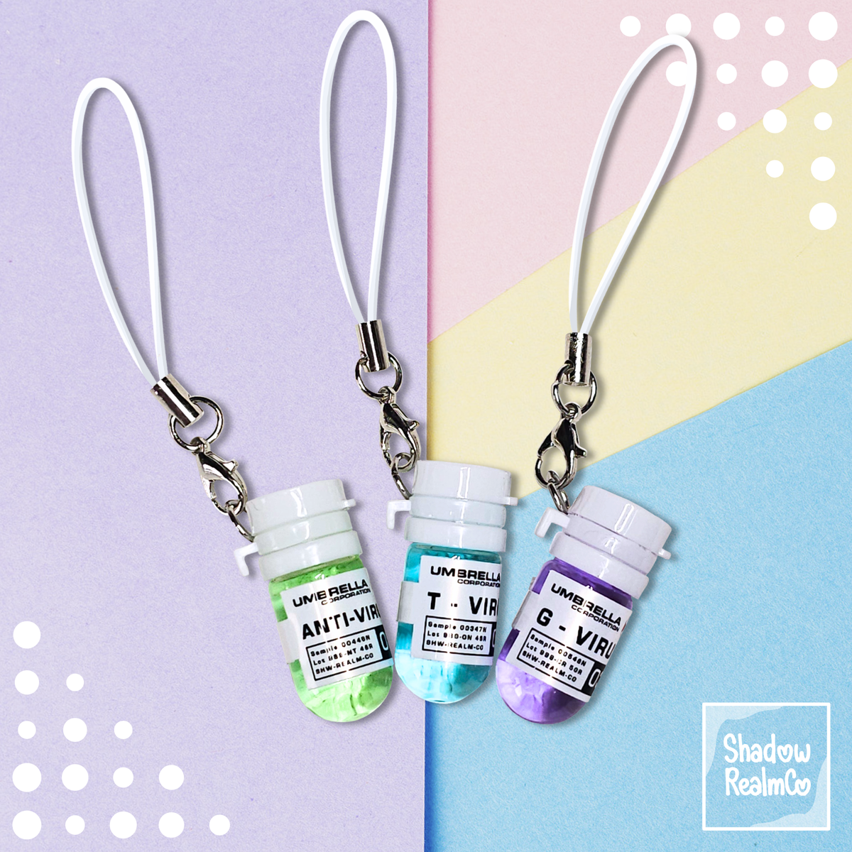 G-Virus Phone Charms