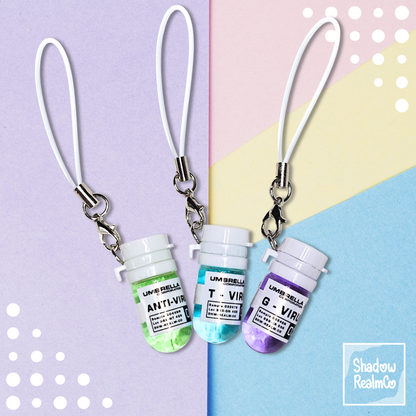 G-Virus Phone Charms