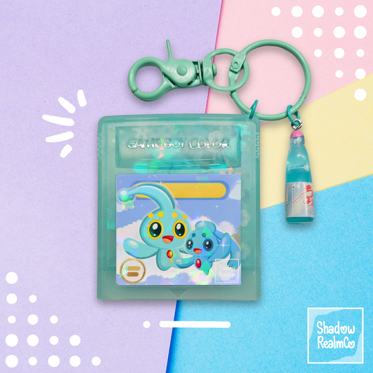 Manaphy GBC Shaker Holographic Keychain