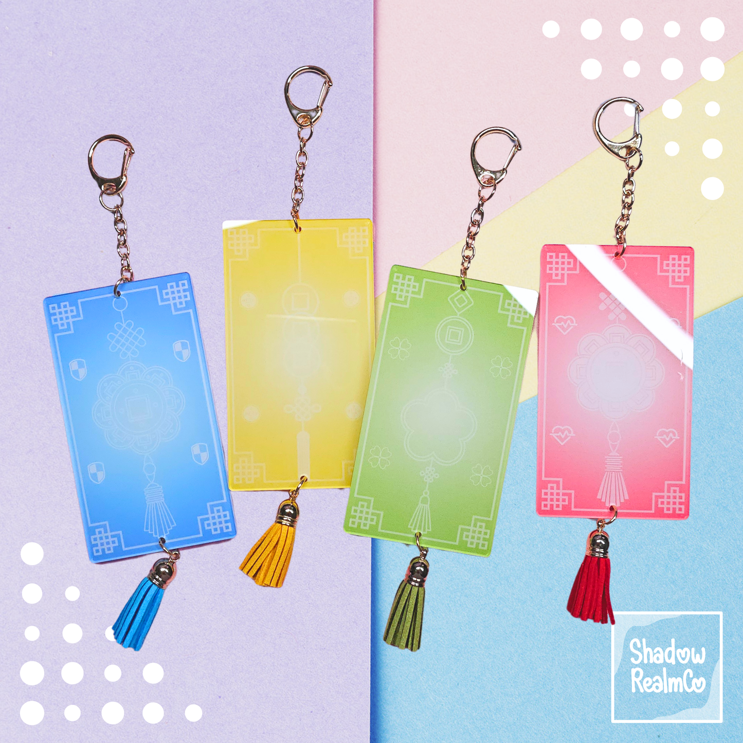 Gold Foil Hanging Talismans