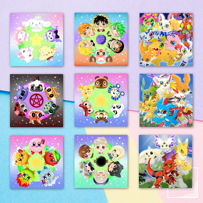 Digimon III Art Print [Square]