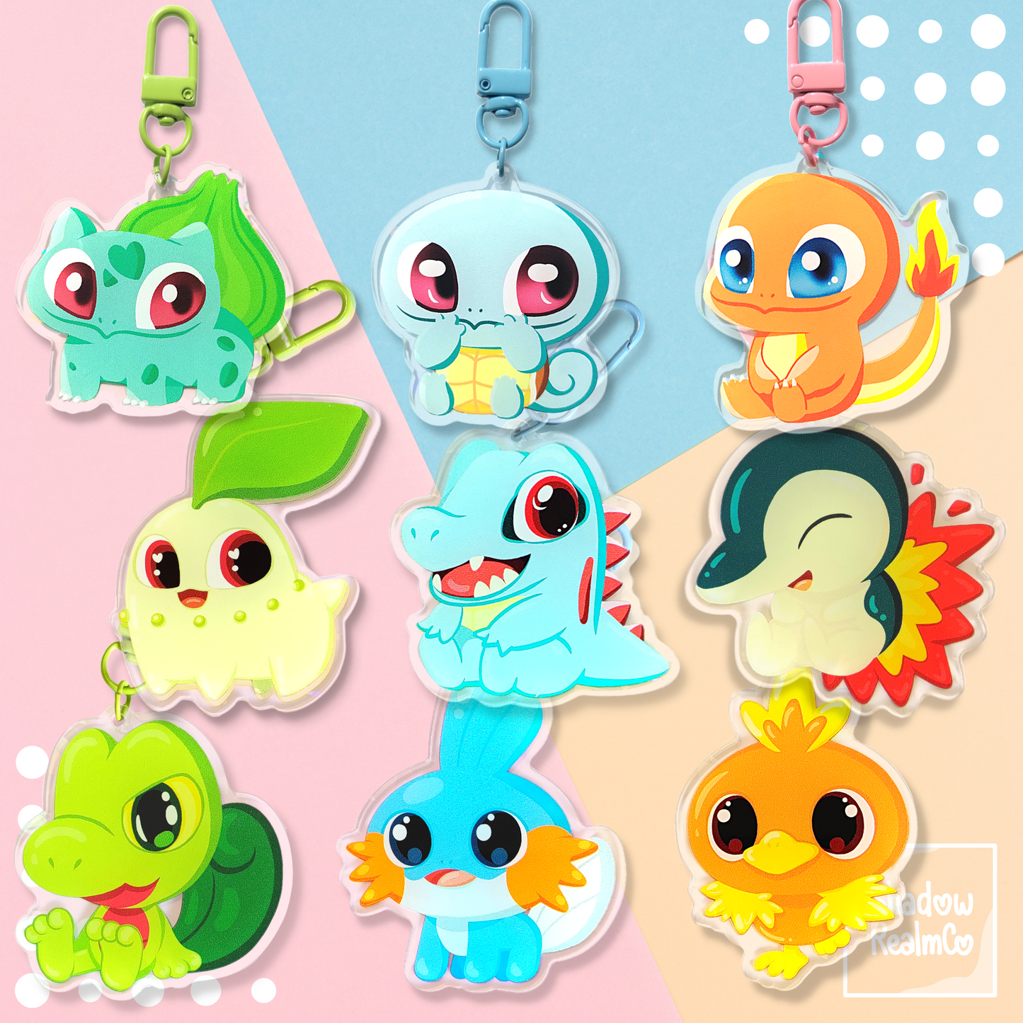 Bulbasaur Double Sided Holographic Keychain