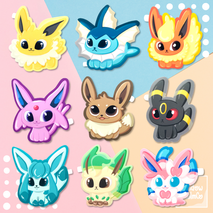 Eevee Eeveelutions Sticker