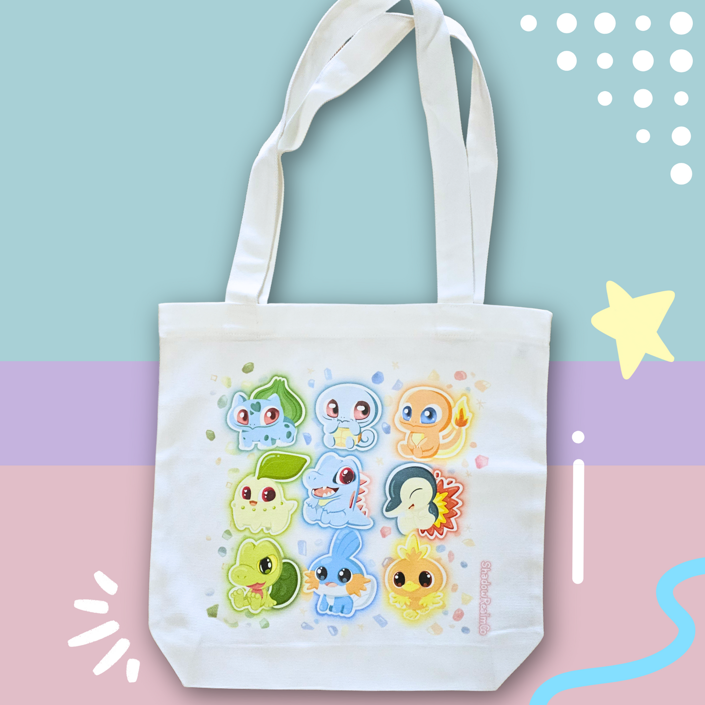 Starters Print Cotton Tote Bag L