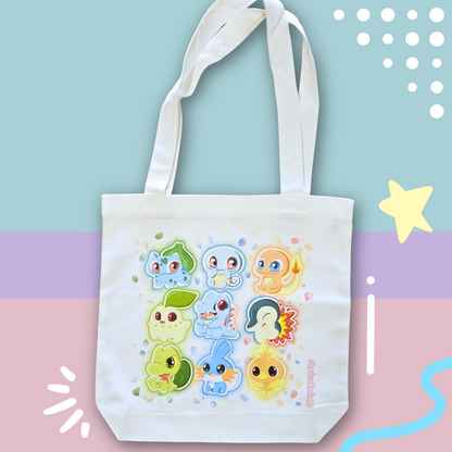 Starters Print Cotton Tote Bag L