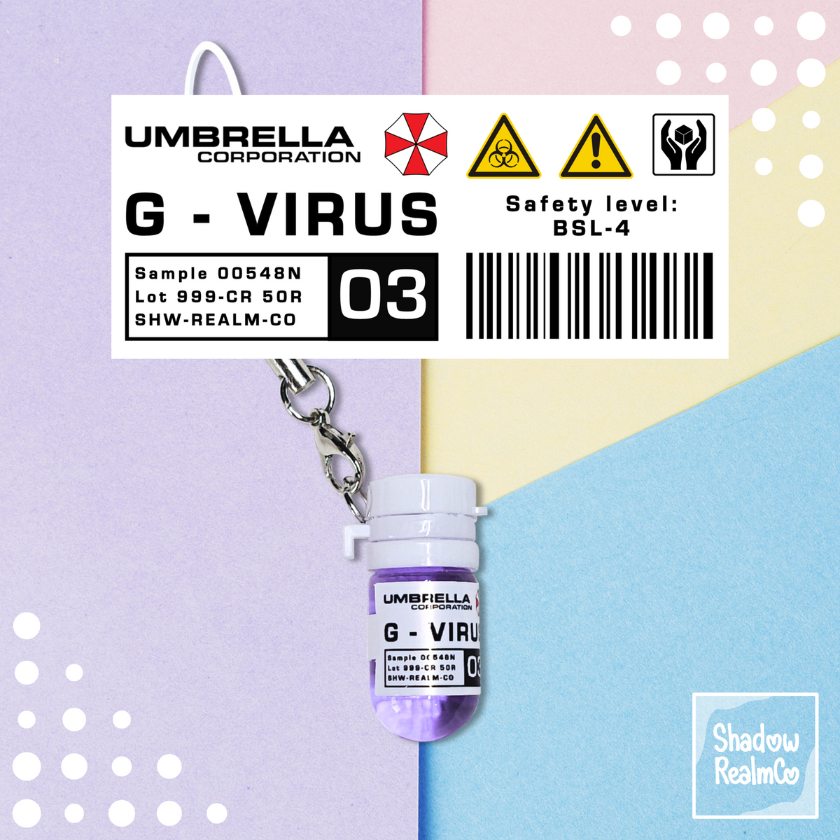 G-Virus Phone Charms