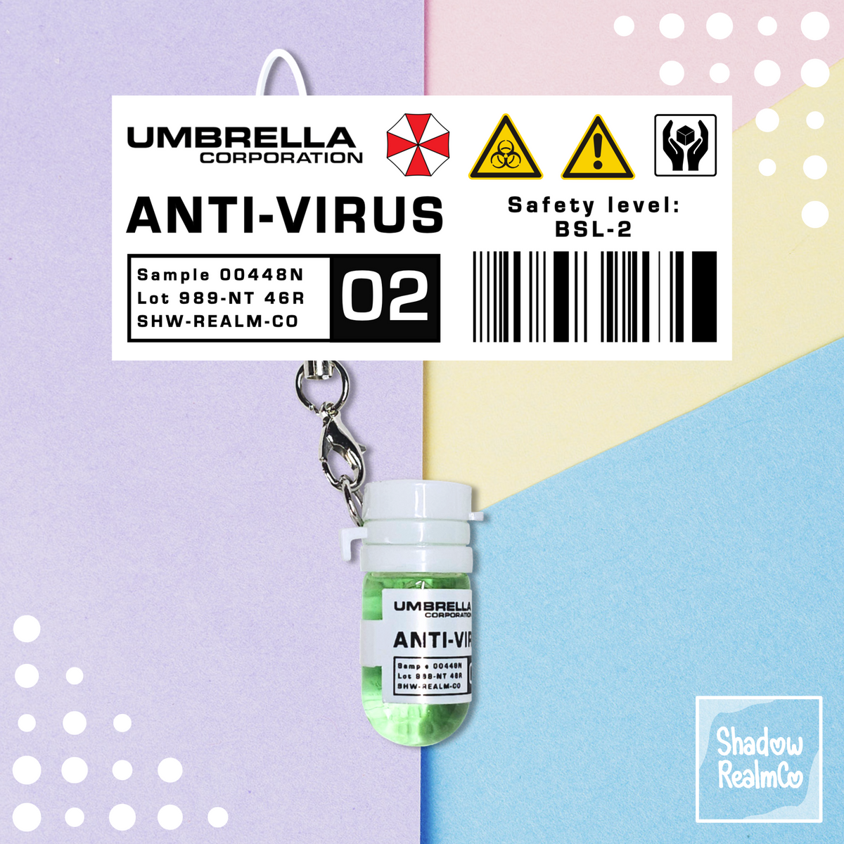 Anti-Virus Phone Charms